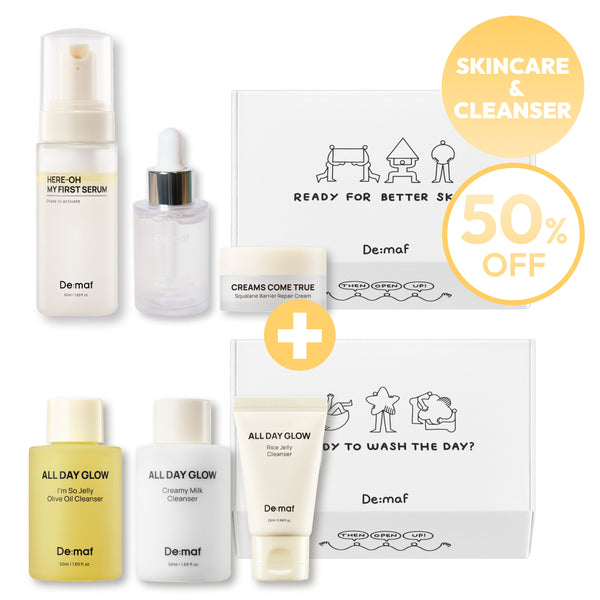 [Bundle] De:maf Skincare+Cleansing Gift Kit
