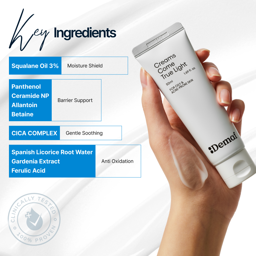 Creams Come True Squalane Barrier Repair Cream Light