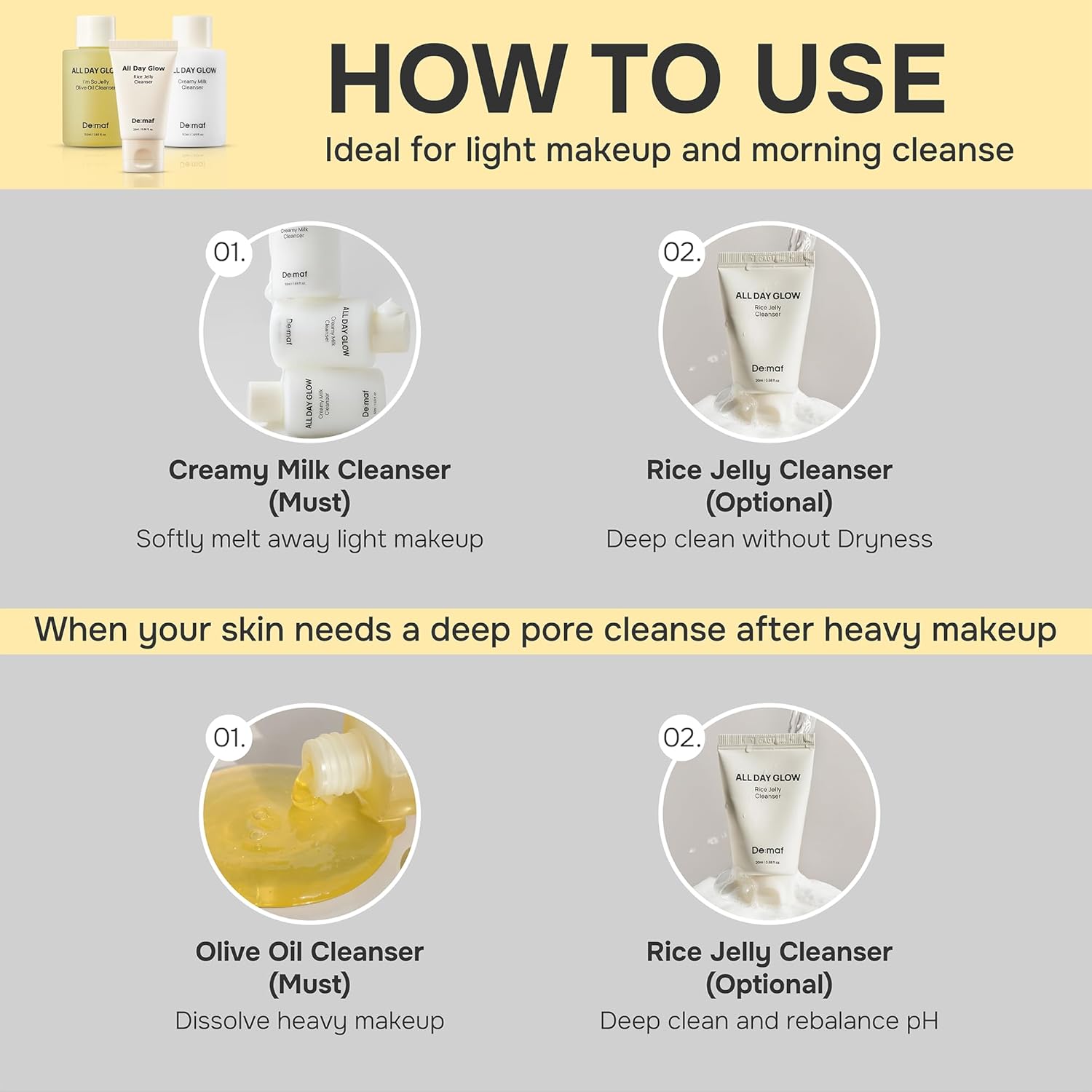 De:maf Cleansing Trial Kit