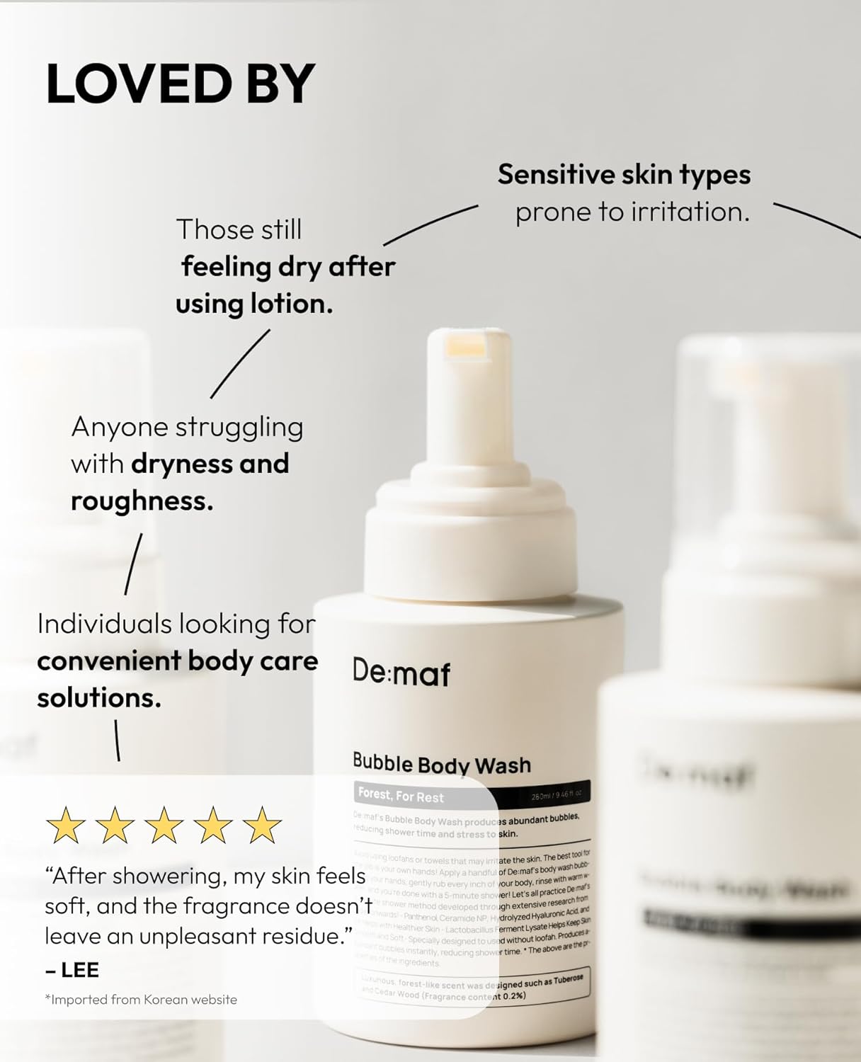 Forest For Rest Bubble Body Wash