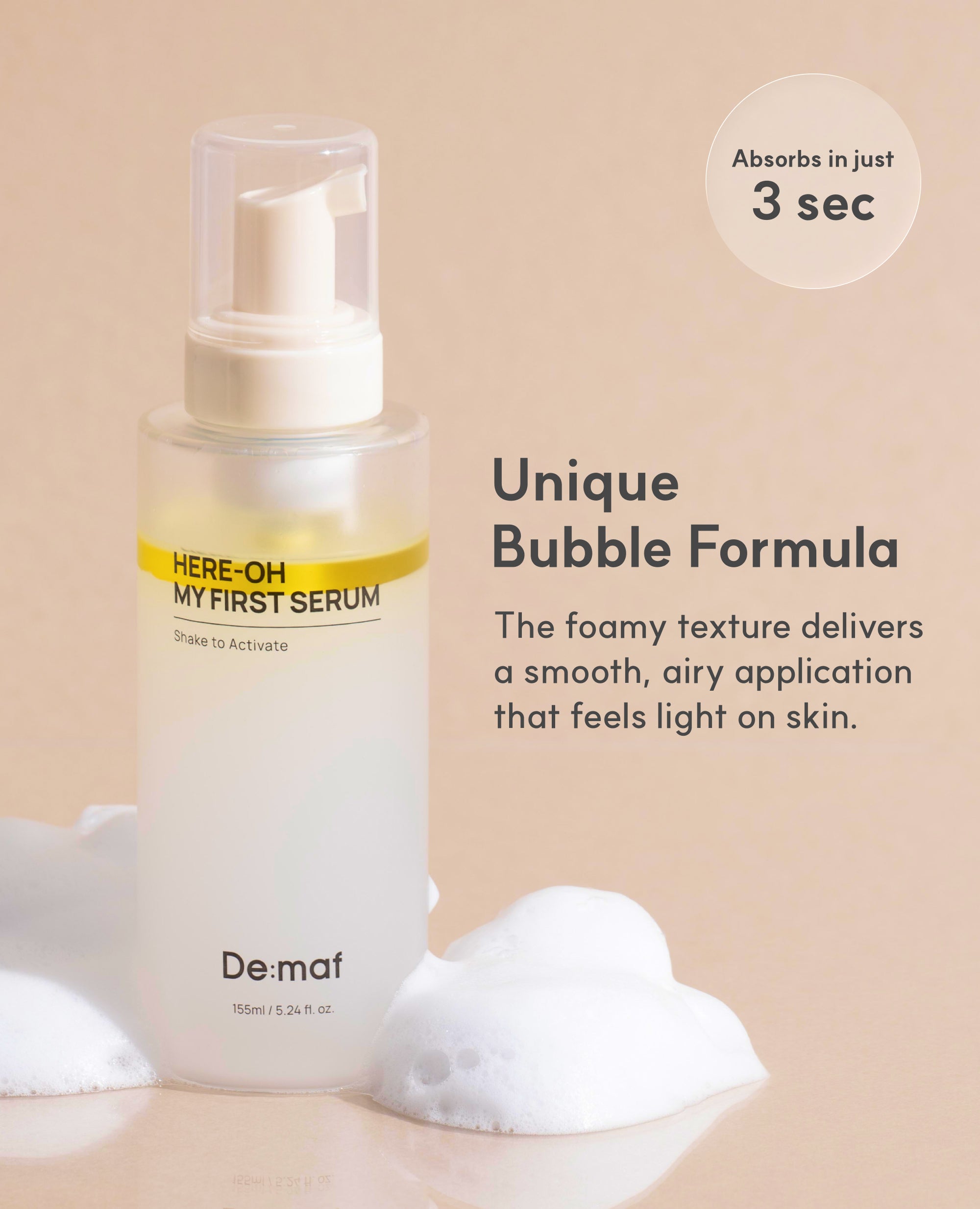 化粧水・ローション・トナー HERE-OH MY FIRST SERUM 460ml De:mat De:maf Here-Oh My First Serum – De:maf Global