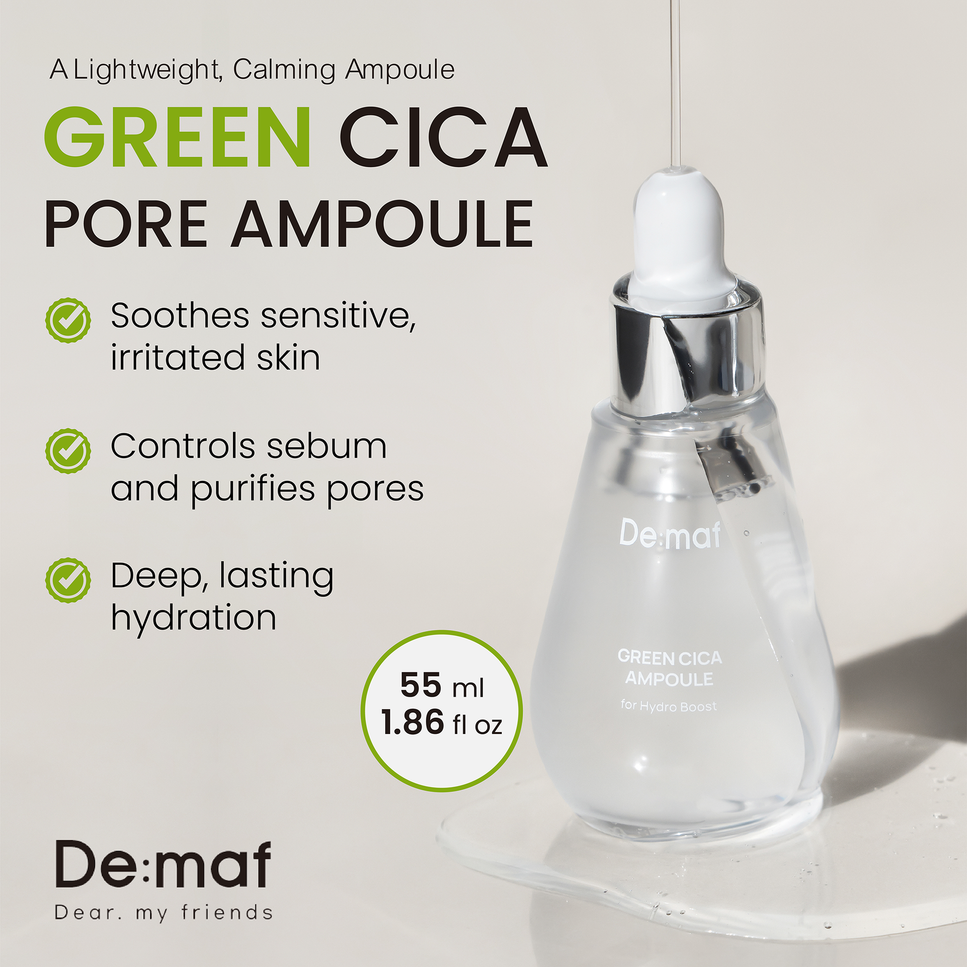 Green Cica Pore Ampoule